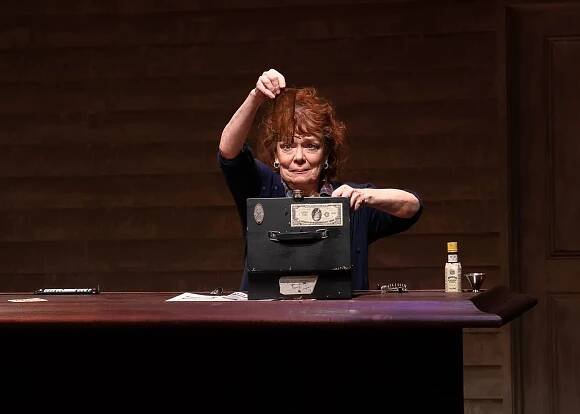 Deirdre O'Connell in Sarah Ruhl’s BECKY NURSE OF SALEM, performed in 2022 at LCT’s Newhouse Theater, and directed by Rebecca Taichman.
