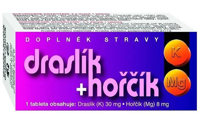 Naturvita Draslík + hořčík 60 tablet