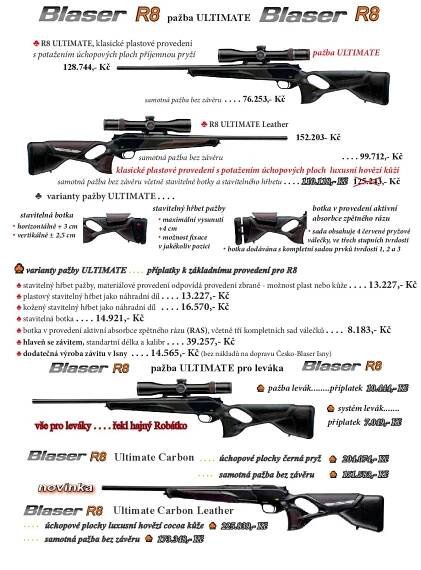 Blaser R8 a příslušenství - KOZAP.CZ