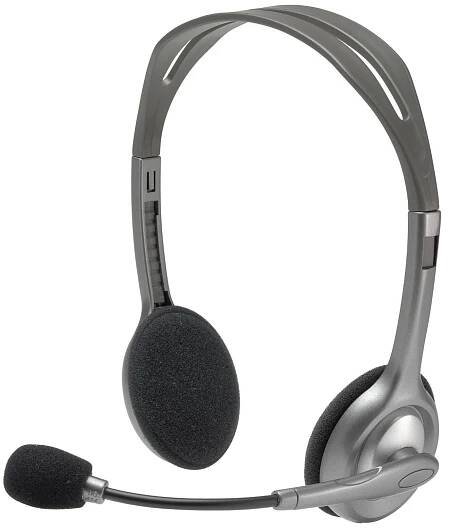 Logitech Stereo Headset H111 / sluchátka s mikrofonem