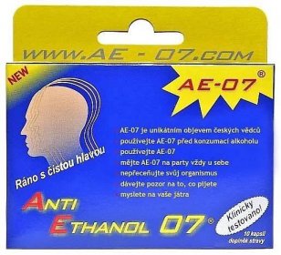 AntiEthanol 07 Lék proti opilosti - undefined