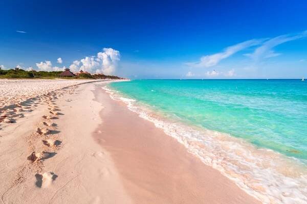 Slavná pláž Playa de Carmen