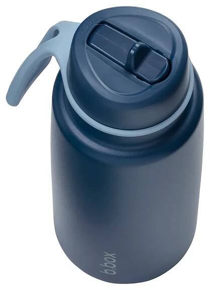b.box Nerezová termoláhev s brčkem 1000 ml - Midnight | DetskyDum.cz