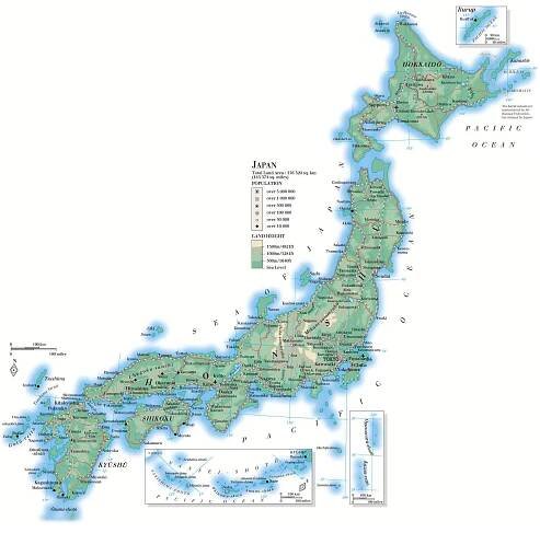 Maps of Japan | Detailed map of Japan in English | Tourist map of Japan | Road map of Japan | Political, Administrative