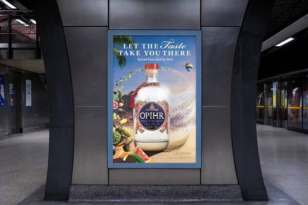 OPIHR Gin Launches First OOH Campaign, ‘Let the Taste Take You There’