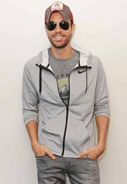 Enrique Iglesias at Hits 97.3 radio station, Fort Lauderdale, USA - 03 May 2018