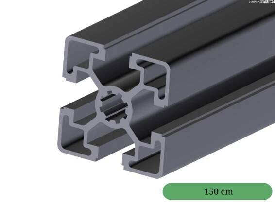Konstrukční hliníkový profil 45x45 V-Slot BLACK 150cm