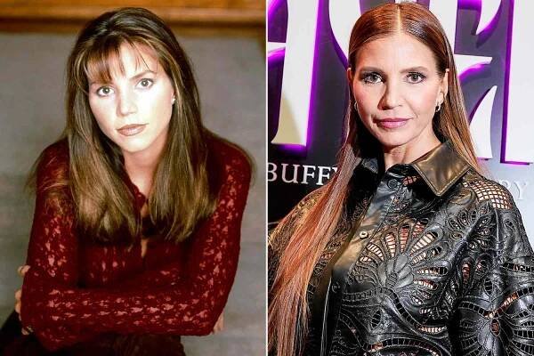 Charisma Carpenter in BUFFY THE VAMPIRE SLAYER; Charisma Carpenter at The Slayers Society New York Comic Con Activation at Javits Center on October 13, 2023 in New York City