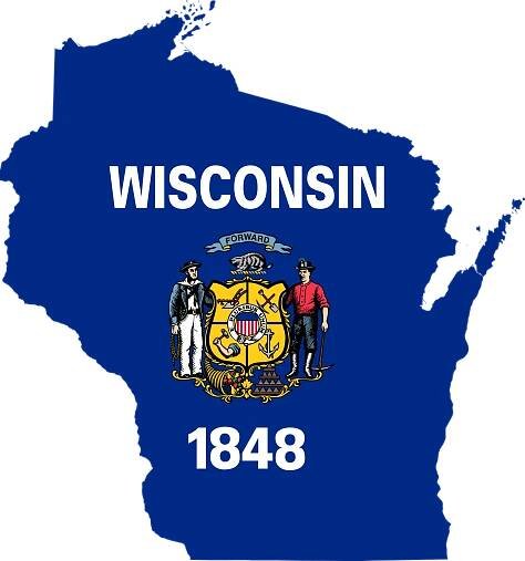 File:Flag map of Wisconsin.svg