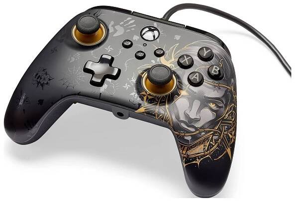Power A Advantage "Fortnite Midas" ovladač Xbox Series X, Xbox Series S černá, zlatá, stříbrná