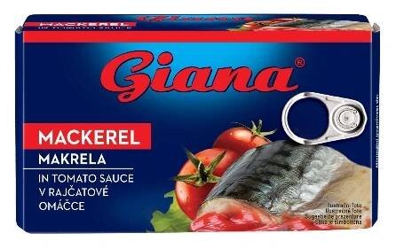 Giana Makrela v tomatové omáčce 125 g