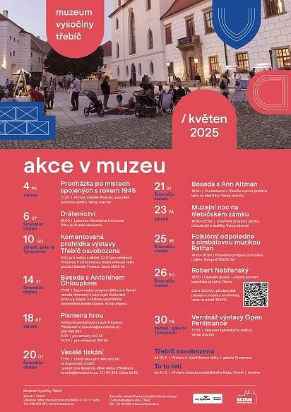 Akce v muzeum (květen 2025)