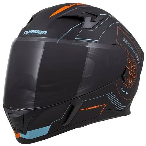 Cassida Integral 3.0 Turbohead matně černá/oranžová/modrá XL