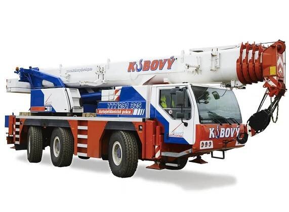 Jeřáb Liebherr LTM 1055 | Kubový s.r.o. | Pardubice, Choceň, Hradec Králové