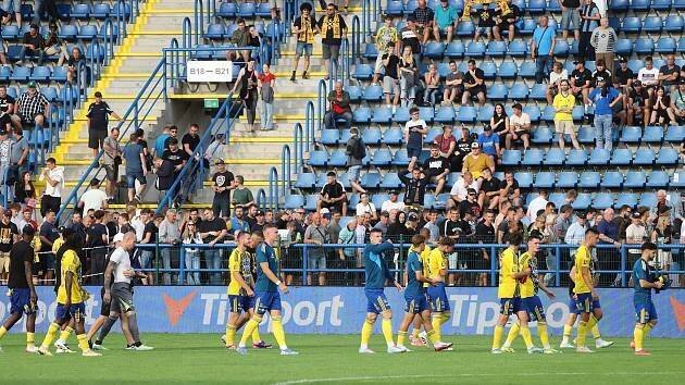 FC Zlín - 1. FC Slovácko 1:1 (fanoušci, 2. kolo, červenec 2025)