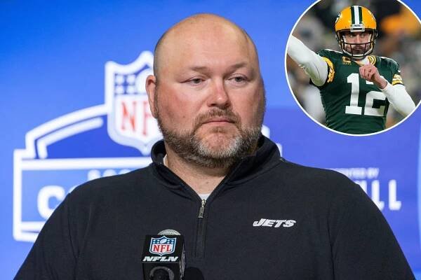 joe douglas aaron rodgers trade