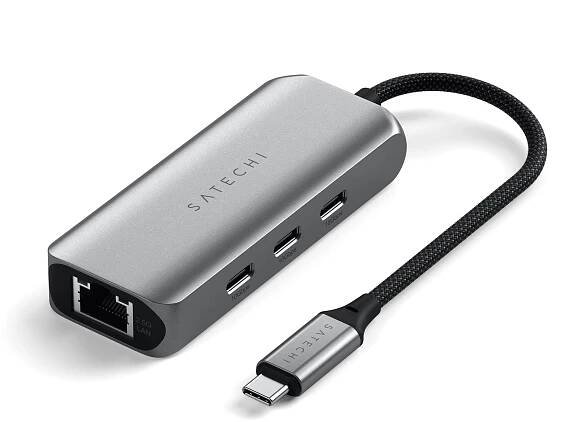 Satechi 4-In-1 USB-C Hub With 2.5 Gigabit Ethernet