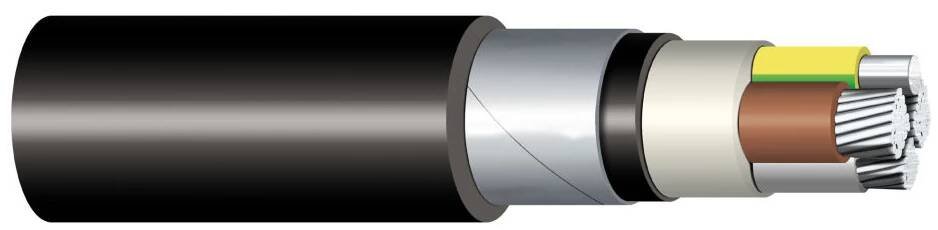 Kabel 1-AYKY-J 4x25 silový hliníkový