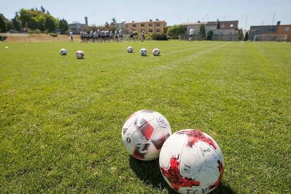 Příprava fotbalistů FC Vysočina Jihlava.