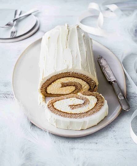 Perníkové vánoční polínko (Bûche de Noël)