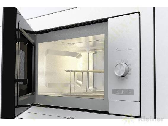 MORA VMT 445 W PREMIUM - trouba mikrovlnná vestavná 25 l, bílé sklo 