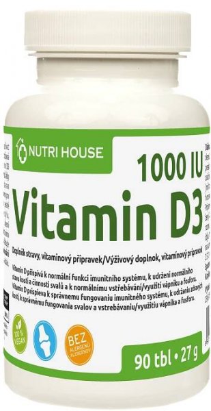 NutriHouse VITAMIN D3 90 tbl.