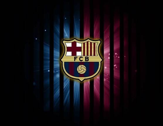 Shiny Barcelona Fc Logo Wallpaper