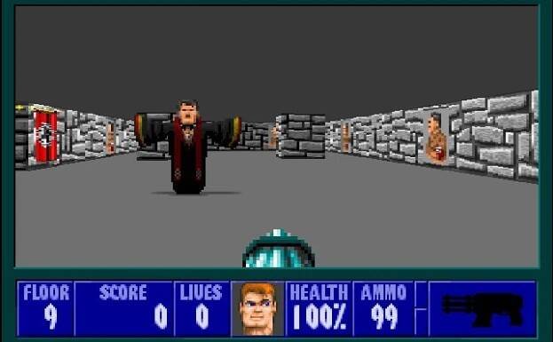 Zahrajte si legendární střílečku Wolfenstein 3D v internetovém prohlížeči