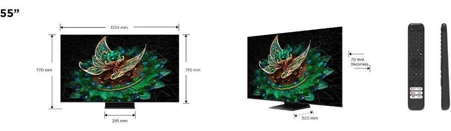 75C765 QLED MINI-LED TV TCL