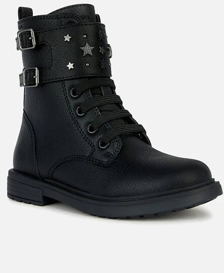 Polokozačky Geox Jr Eclair J169QD 000BU C9B1G D Černá