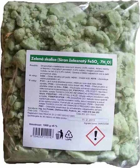 Privos Zelená skalice 1 kg