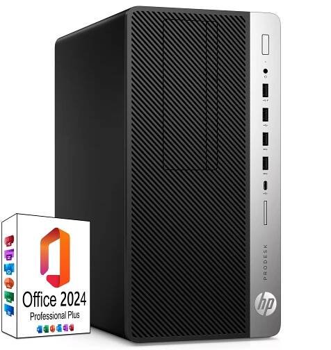 HP Prodesk 600 G4 MT iGPU | Intel Core i7-8700 | 16GB RAM | 1TB NVMe SSD | Windows 11 | WLAN | MS Office 2024