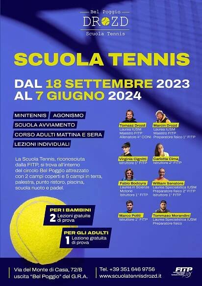Iscrizione corsi anno 2023-2024