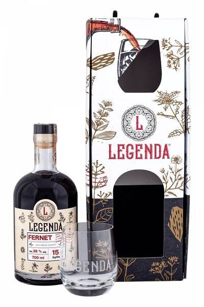 Legenda Fernet + Pohár - Alkoholonline.sk