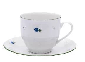 Šálek s podšálkem, kytičky, 250 ml, porcelán, G. Benedikt
