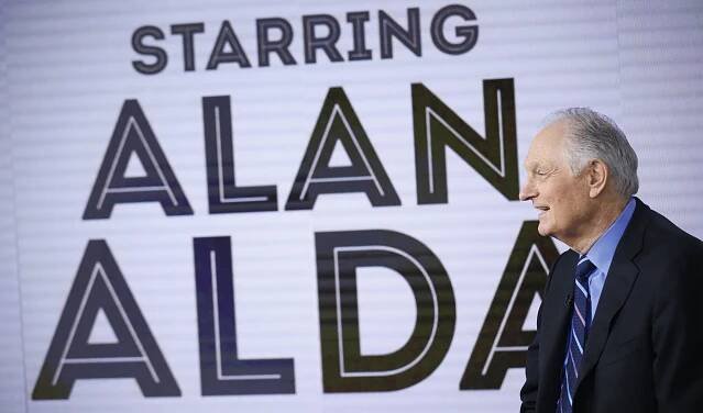 TODAY -- Pictured: Alan Alda appears on NBC News' 