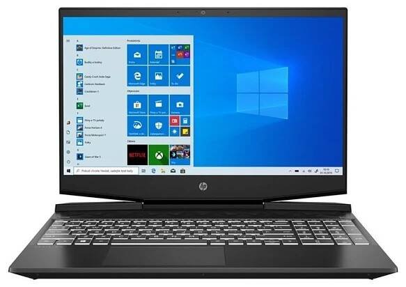 Notebook HP Pavilion Gaming 17-cd0101nc (20C87EA#BCM) černý/bílý