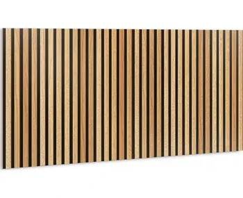 Samolepicí PVC panel na zeď a podlahu Dřevěné lamely 100x50 cm