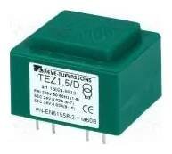 Transformátor Transformátor zalévaný 1,5VA 230VAC 24V 24V 31,2mA 31,2mA