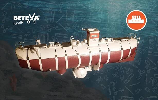 Ponorka Batyskaf Trieste, WAK 1:50 - Betexa-magazin.cz