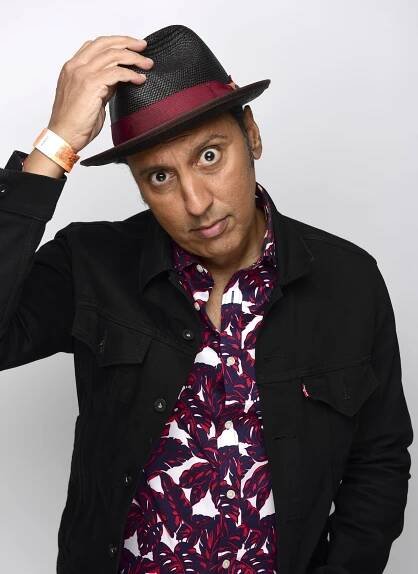 Aasif Mandvi at an event for Zlo (2019)