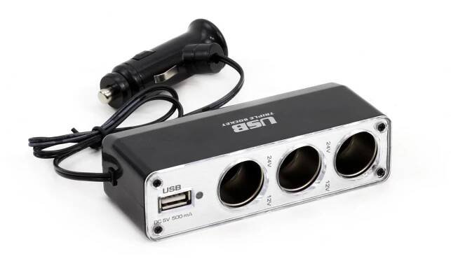 Rozbočovač autozapalovače + USB SOC3 AMiO
