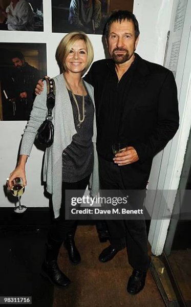 Glynis Barber and Michael Brandon attend the press night of 'Wet Weather Cover', at the Arts Theatre on April 7, 2010 in London, England.