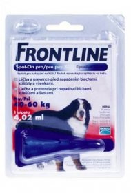 FRONTLINE Spot-On XL 1x4,02ml 40-60kg červený