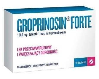 GROPRINOSIN FORTE 1000 MG, 30 TABLETEK / ISOPRINOSINE/ Covid-19  - Lékárna a zdraví