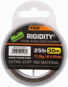 FOX Edges Rigidity Chod Filament 30 m hnědý CAC611