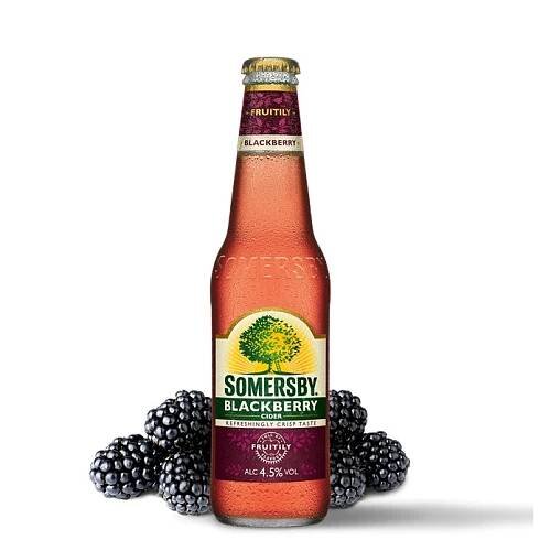 Somersby Blackberry cider (24 x 0.33 l lahvové) - Bohemia Beer Commerce