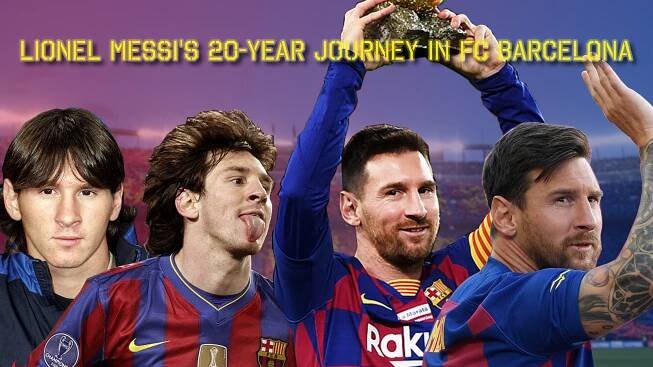 Lionel Messi's 20-year journey in FC Barcelona