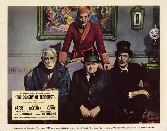 Boris Karloff, Basil Rathbone, Peter Lorre, Vincent Price - Komedie plná hrůz - Fotosky