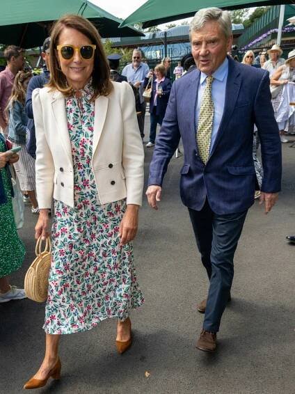 Cele|bitchy | Carole & Michael Middleton came out for Wimbledon on Thursday 